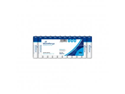 MediaRange Premium Alkalické baterie LR03 (AAA, mikrotužka) 1,5V blister 24ks/balení