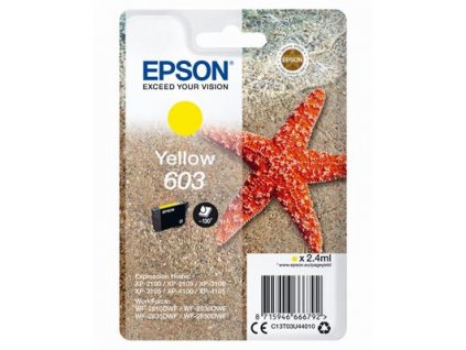 Epson 603 Yellow, žlutá - originální (C13T03U44010)