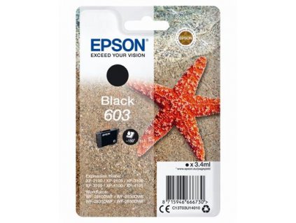 Epson Singlepack Black 603 černá - originální (C13T03U14010)