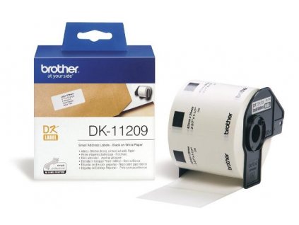 Brother DK-11209 (papírové/ úzké adresy 800ks) 62 x 29mm