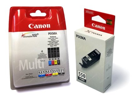 Canon PGI-550 + CLI-551 C/ M/ Y/ BK/ GY Multi pack (6496B005)