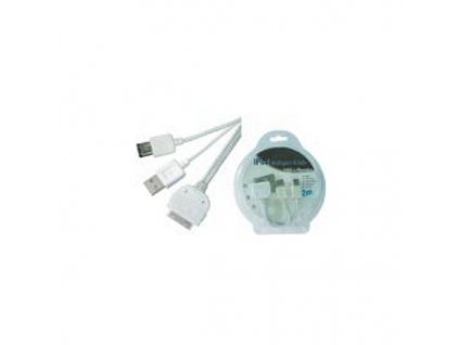 PremiumCord iPod na USB + FireWire kombo kabel 2m