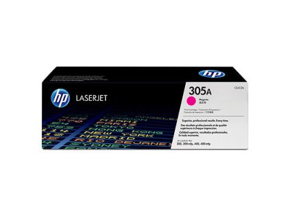 HP 305A Magenta/purpurová Toner (2600 stran) pro LJP 300/400 M475, CE413A - originální (CE413A)