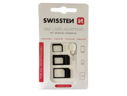 SWISSTEN SIM adaptér 4v1