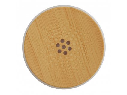 Airbi aroma difuzér s možností osvětlení LOTUS - světlé dřevo