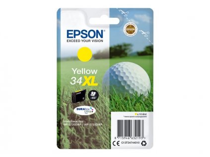 Epson Singlepack 34XL DURABrite Ultra Ink T3474 žlutá - originální (C13T34744010)