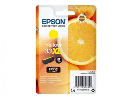 Epson Singlepack 33XL Claria Ink T3364 žlutá - originální (C13T33644012)
