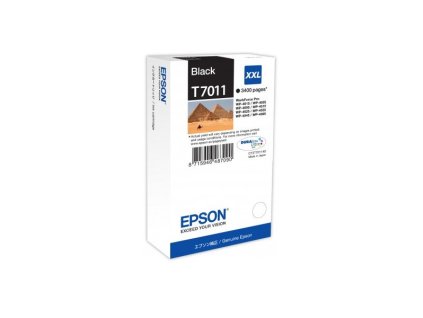 Epson T7011 XXL Black, až 3400 stran, pro série WP4000/4500 (WP-4015,WP-4025,WP-4515,WP-4525,WP-4535,WP-4545) - originální (C13T70114010)