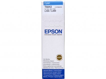 Epson T6642 Cyan, azurová (C13T66424A)