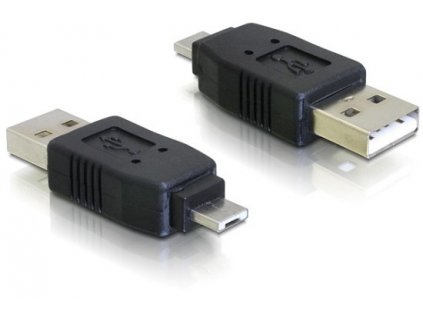 Delock micro USB A samec na USB A samec (65037)