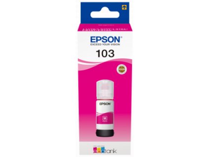 Epson EcoTank 103 Magenta, purpurová (C13T00S34A)