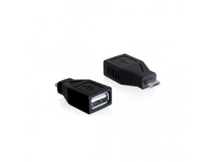 Delock microUSB samec na USB-A samice (65296)