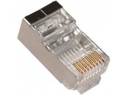 EuroLan konektor STP RJ45, Cat.5e, 8p8c, pozlacený (LY-US006)