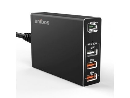 UNIBOS 4 Port 90W QC4+ Super Charger
