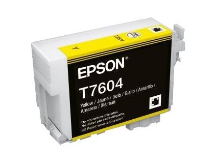 Epson T7604 Yellow, žlutá - originální (C13T76044010)