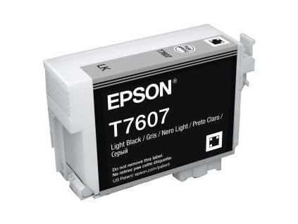 Epson T7607 Light Black, světle černá - originální (C13T76074010)