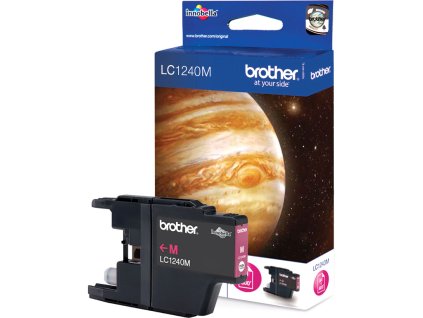 Brother inkoust LC-1240M, magenta (600 stran) - originální (LC1240M)