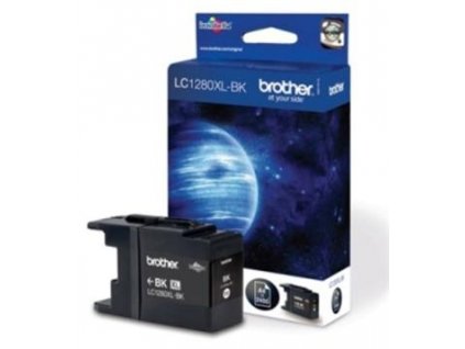 Brother inkoust LC-1280XLBK, black (2400 stran) - originální (LC1280XLBK)