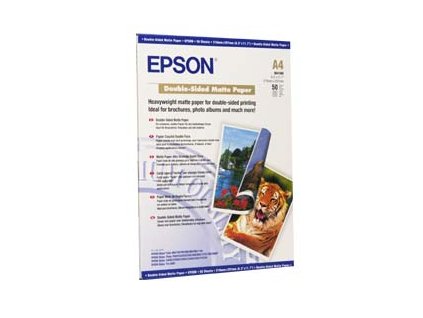 Epson papír A4 Double Sided Matte - 50 listů, 178g/m2 (C13S041569)