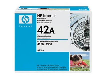 HP 42A Black Toner (10000 stran) LJ 4250, 4350, Q5942A - originální (Q5942A)