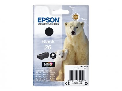 Epson T2601 černá - originál (C13T26014012)