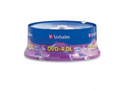 Verbatim DVD+R 8,5 GB 8x Double Layer Printable 25-cake (43667)