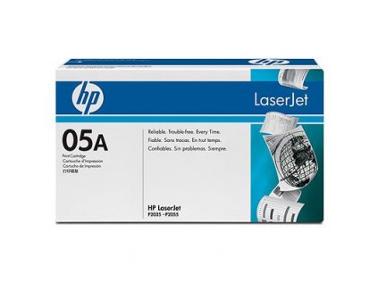 HP 05A Black Toner (2300 stran) pro LJ P2035/55, (CE505A) - originální (CE505A)