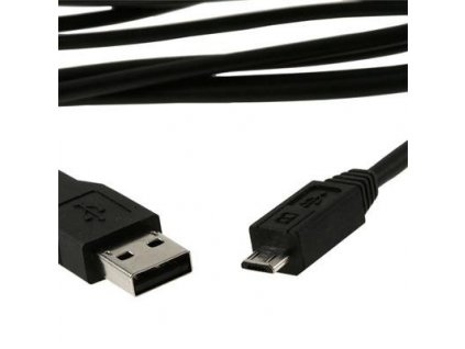 USB A Male/Micro B Male 2.0, 1m, Black High Quality