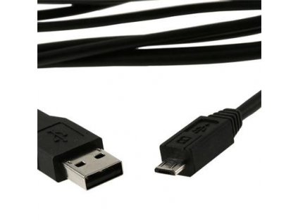 USB-A Male/microUSB Male 2.0, 1m, Black High Quality (CCP-mUSB2-AMBM-1M)