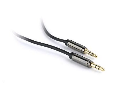 Kabel CABLEXPERT přípojný jack 3,5mm M/M, PREMIUM QUALITY, pozlacený, 1,8m (CCAP-444-6)