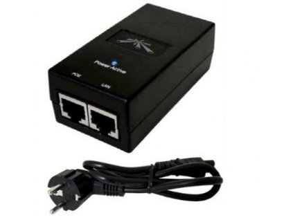 Ubiquiti POE-24, 24V, 1A, 24W, napájeci zdroj s integrovaným PoE injektorem (POE-24-24W)