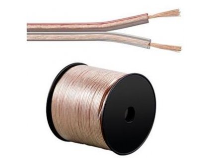 Kabely na propojení reprosoustav 100% CU měď 2x1,5mm 1m