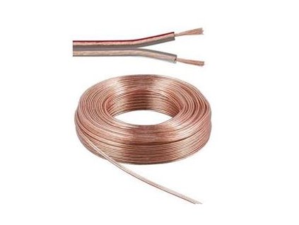 PremiumCord Kabely na propojení reprosoustav 100% CU měď 2x1,5mm 10