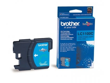 Brother inkoust LC-1100C cyan (325 stran) - originální (LC1100C)