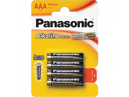 Panasonic LR03 4BP AAA Alk Power
