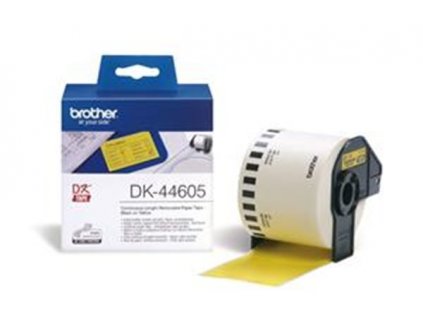 Brother DK-44605 papírová role žlutá 62mm x 30,48m (DK44605)