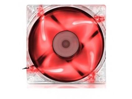 EVOLVEO ventilátor 140mm, LED červený (FAN 14 RED)