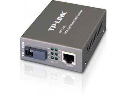 TP-Link MC112CS, Transceiver 10/100, support SC fiber singlmode (MC112CS)
