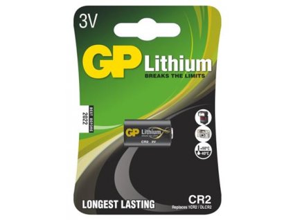 GP CR2 - 1 kus lithiová fotobaterie 3 V / 850 mAh (1022000611)