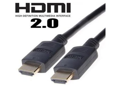 HDMI 2.0 High Speed + Ethernet kabel, zlacené konektory, 10m (kphdm2-10)