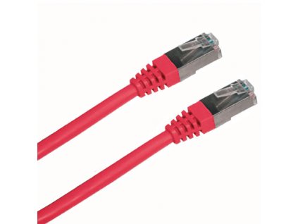 DATACOM PATCH KABEL FTP CAT5E 2m červený stíněný