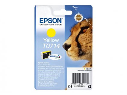 Epson T0714 Yellow 5,5ml žlutá - originální (C13T07144012)