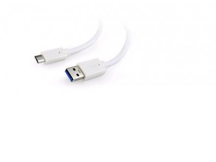 USB 3.0 AM na USB-C 1m bílý (CCP-USB3-AMCM-1M-W)
