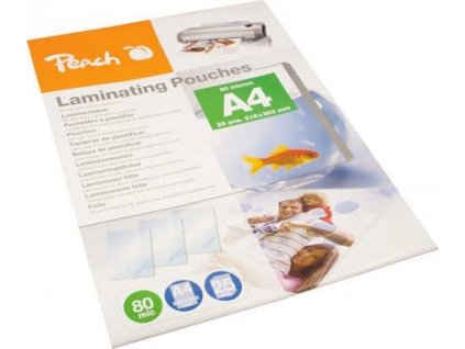 Peach Laminovací fólie A4, 80mic, 25ks