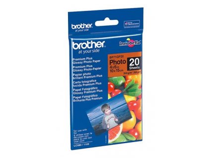 Brother BP71GP20 fotopapír 10x15cm lesklý, 20 listů, 260g