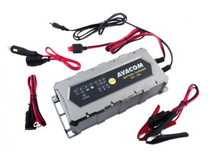 AVACOM Automatická nabíječka AVACOM 12V 10A pro olověné AGM/GEL akumulátory (20 - 200Ah)