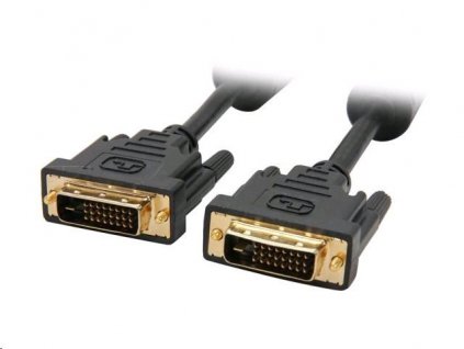 C-TECH kabel přípojný DVI-DVI, 1.8m (CB-DVI-18-B)