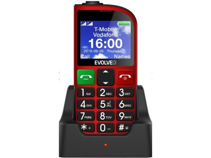 EVOLVEO EASYPHONE FM červený