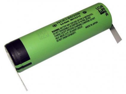AVACOM Nabíjecí průmyslová baterie 18650 Panasonic 3400mAh 3,7V Li-Ion - vývody do U