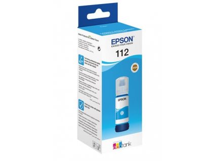 Epson EcoTank 112 Cyan, azurová (C13T06C24A)